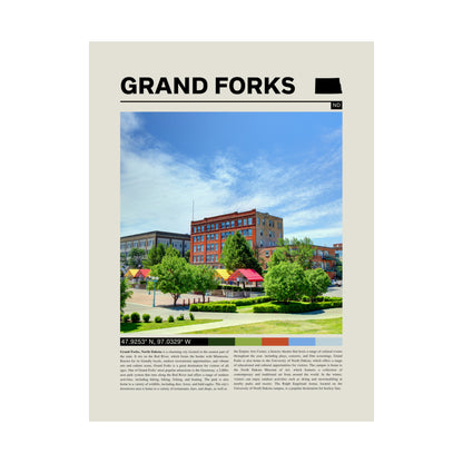 Grand Forks North Dakota Poster