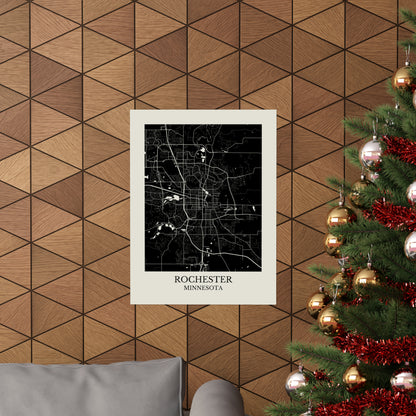 Rochester Minnesota Map Print