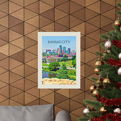 Kansas City Missouri City Painting Poster