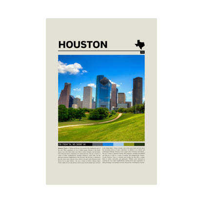 Houston Texas Poster