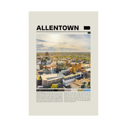 Allentown Pennsylvania Poster