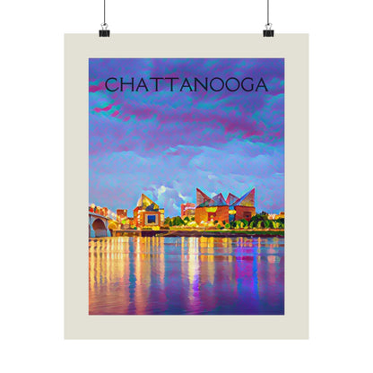 Chattanooga Tennessee City Painting Poster