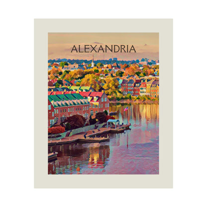 Alexandria Virginia City Painting Poster