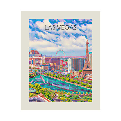 Las Vegas City Painting Poster