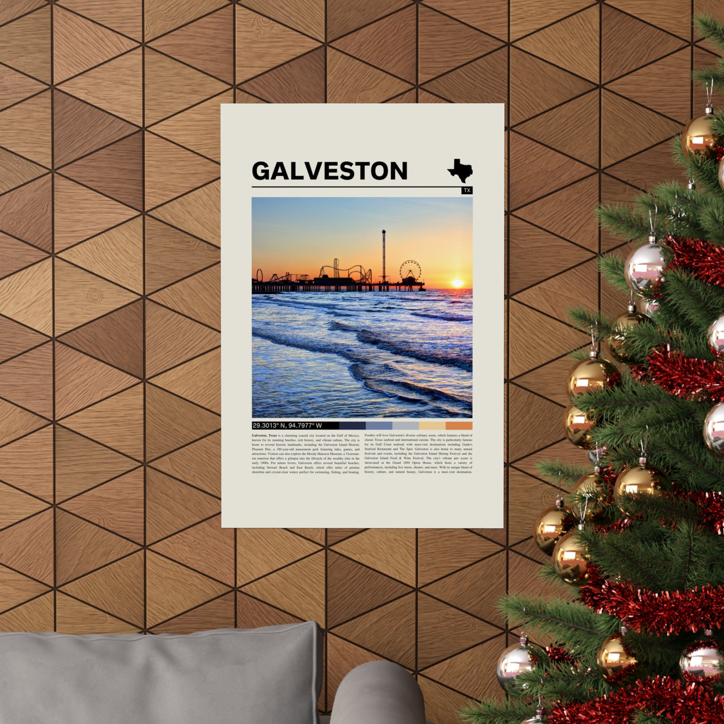 Galveston Texas Poster