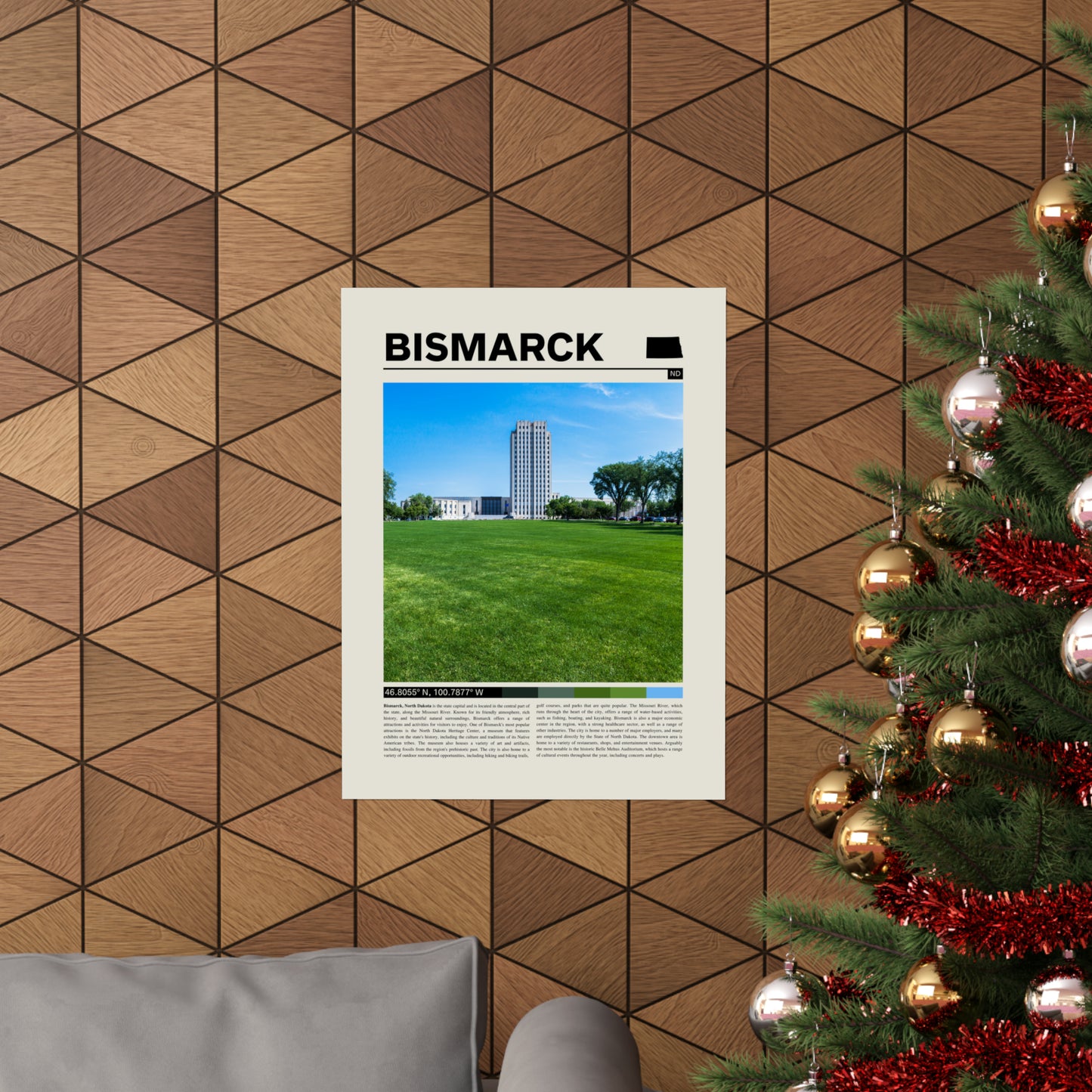 Bismarck North Dakota Poster