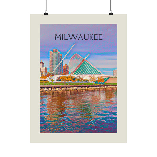 Milwaukee Wisconsin City Painting Poster