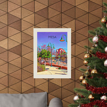 Mesa Arizona City Painting Poster