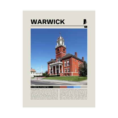 Warwick Rhode Island Poster