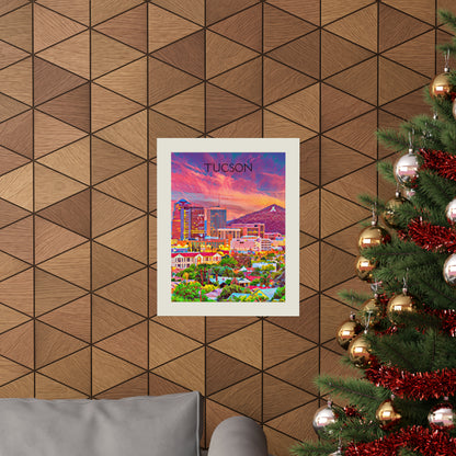 Tucson Arizona City Painting Poster