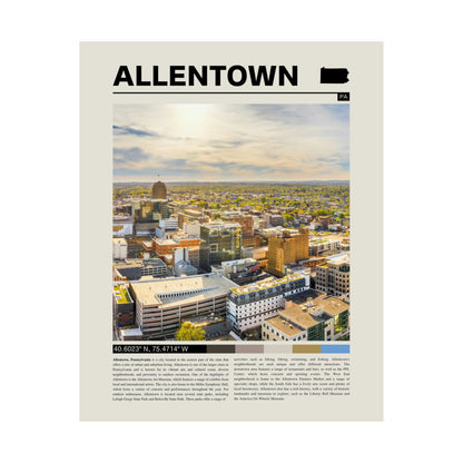 Allentown Pennsylvania Poster