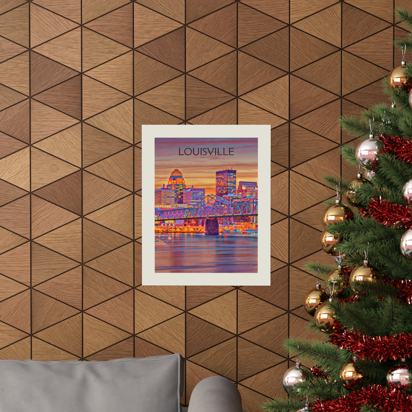 Louisville Kentucky City Painting Poster