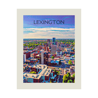 Lexington Kentucky City Painting Poster