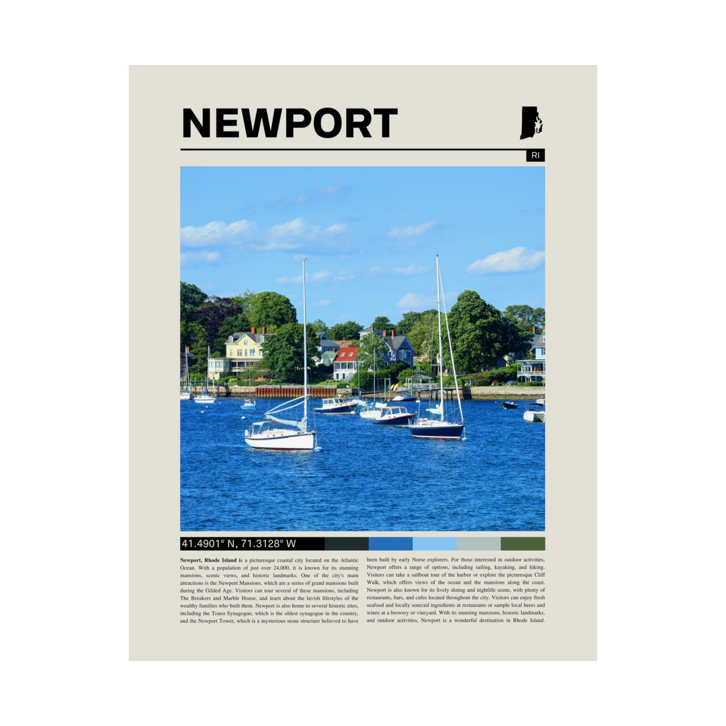 Newport Rhode Island Poster