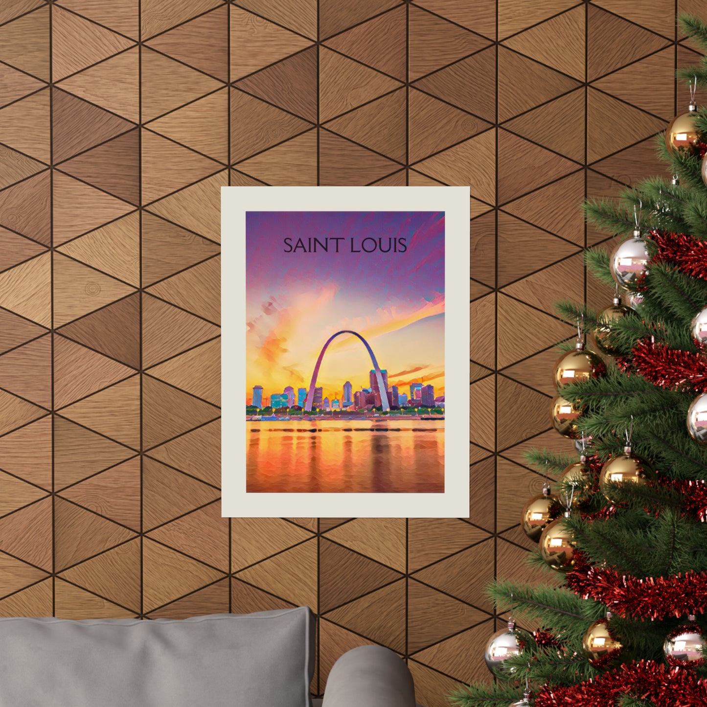 Saint Louis Missouri City Painting Poster