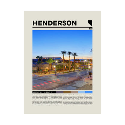 Henderson Nevada Poster