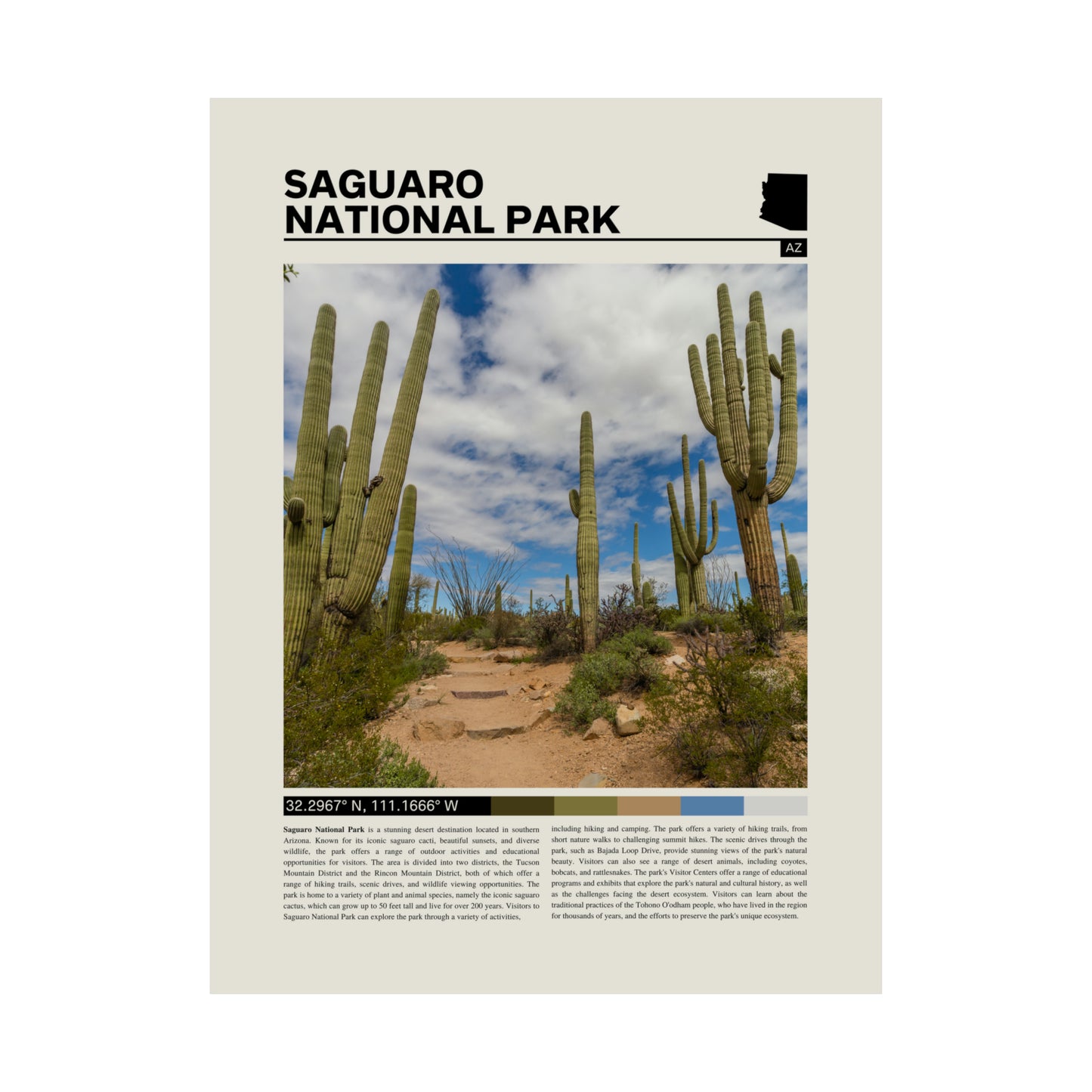 Saguaro National Park Poster