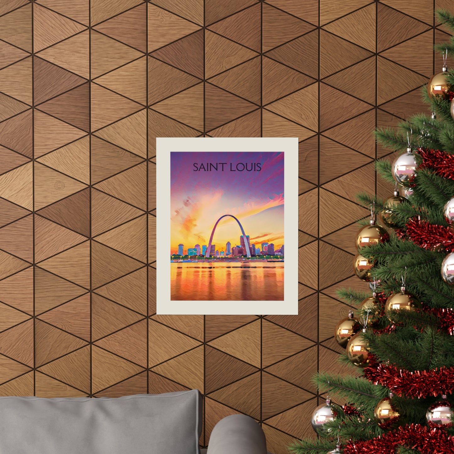 Saint Louis Missouri City Painting Poster