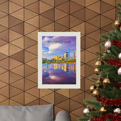 Birmingham Alabama City Painting Poster