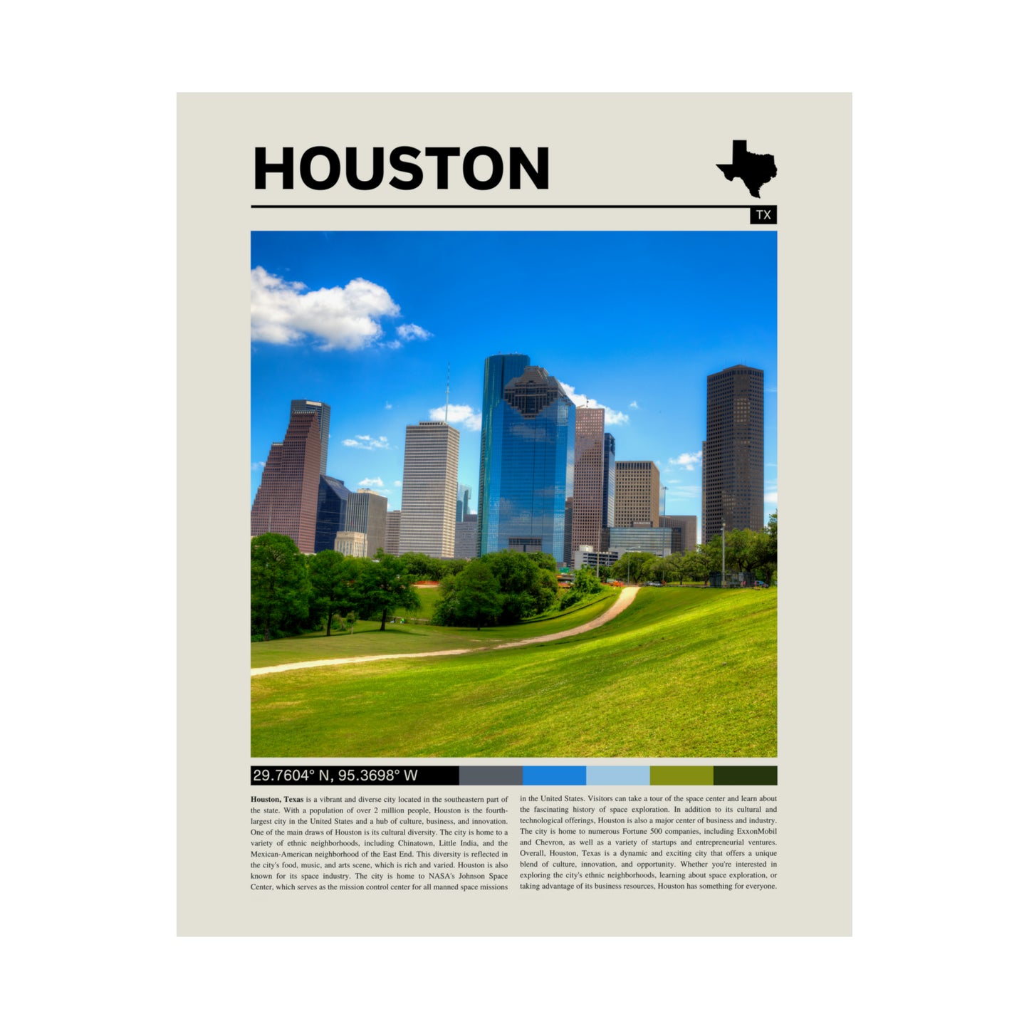 Houston Texas Poster