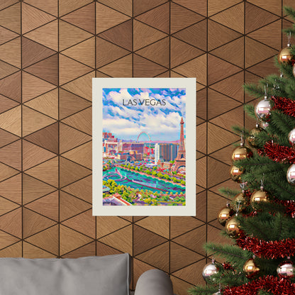 Las Vegas City Painting Poster