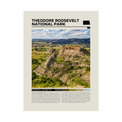 Theodore Roosevelt National Park Poster