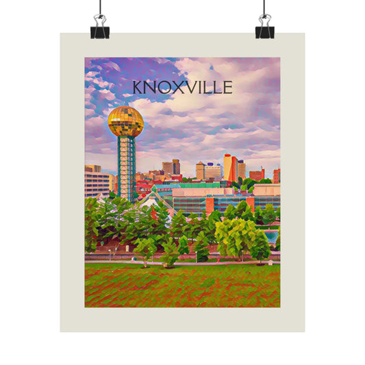 Knoxville Tennessee City Painting Poster