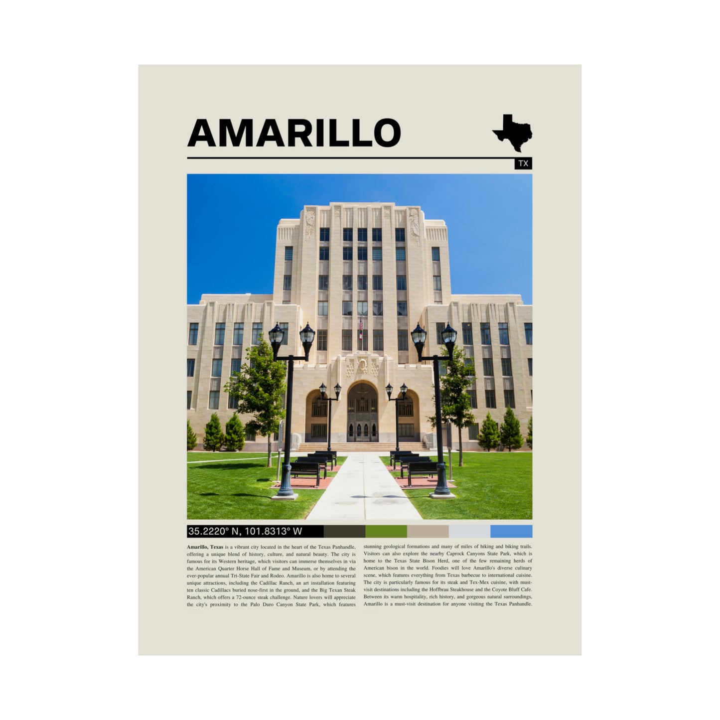 Amarillo Texas Poster