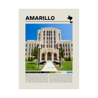 Amarillo Texas Poster