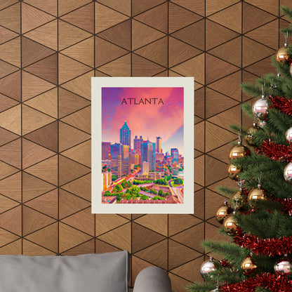 Atlanta Georgia City Painting Poster