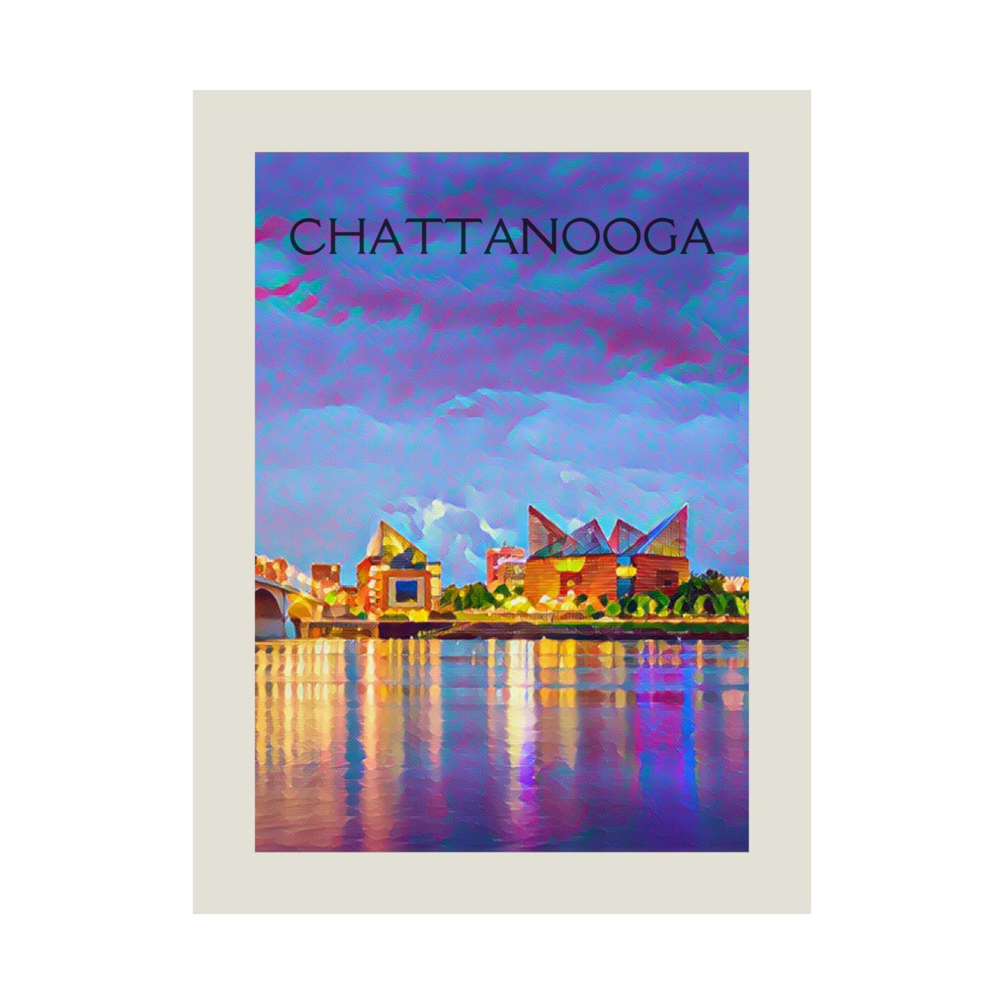 Chattanooga Tennessee City Painting Poster