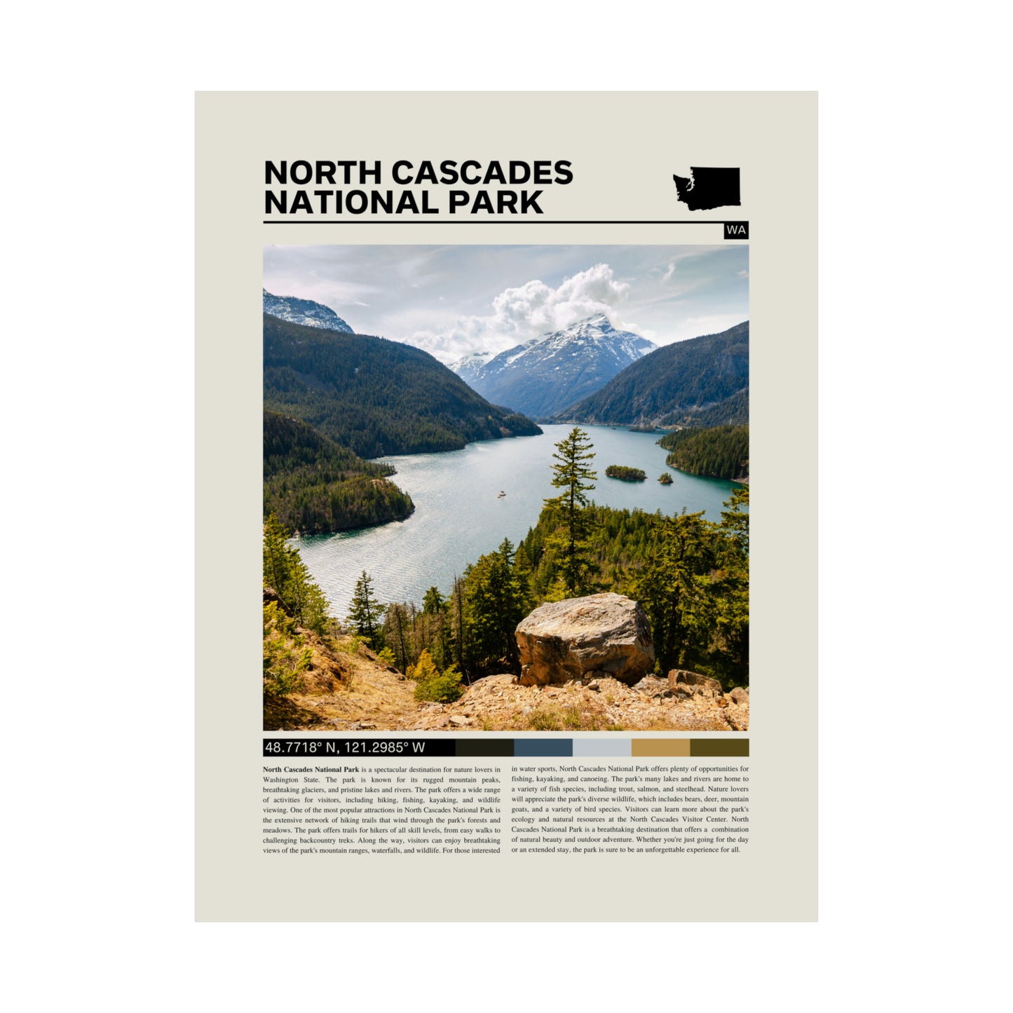 North Cascades National Park Poster