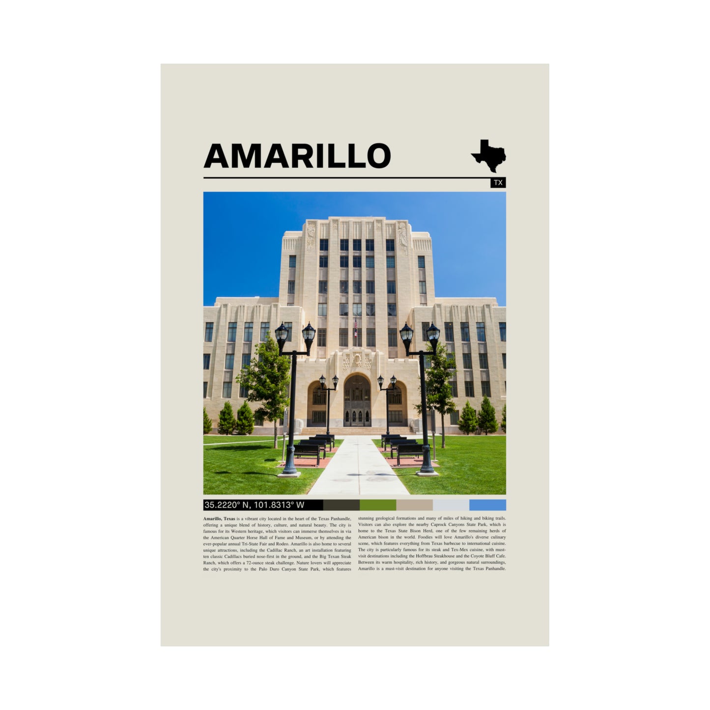 Amarillo Texas Poster