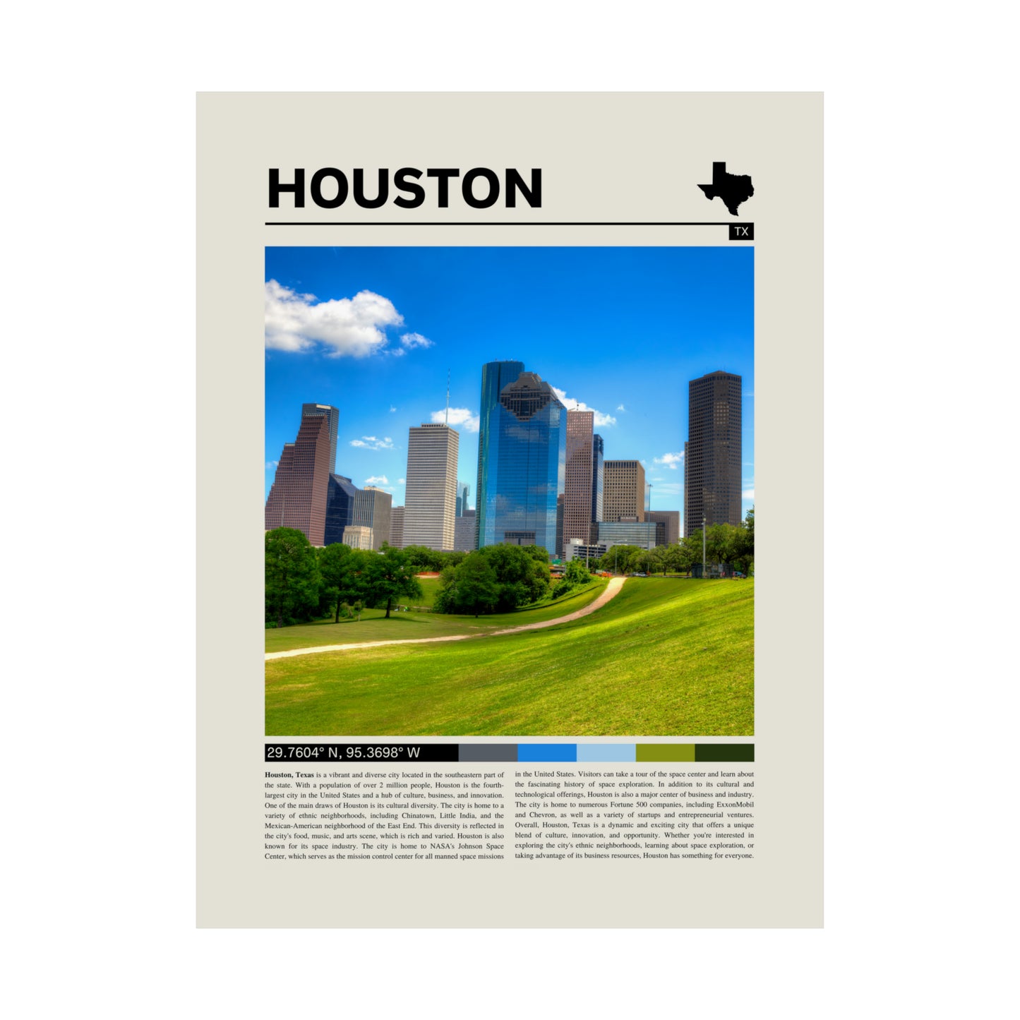 Houston Texas Poster