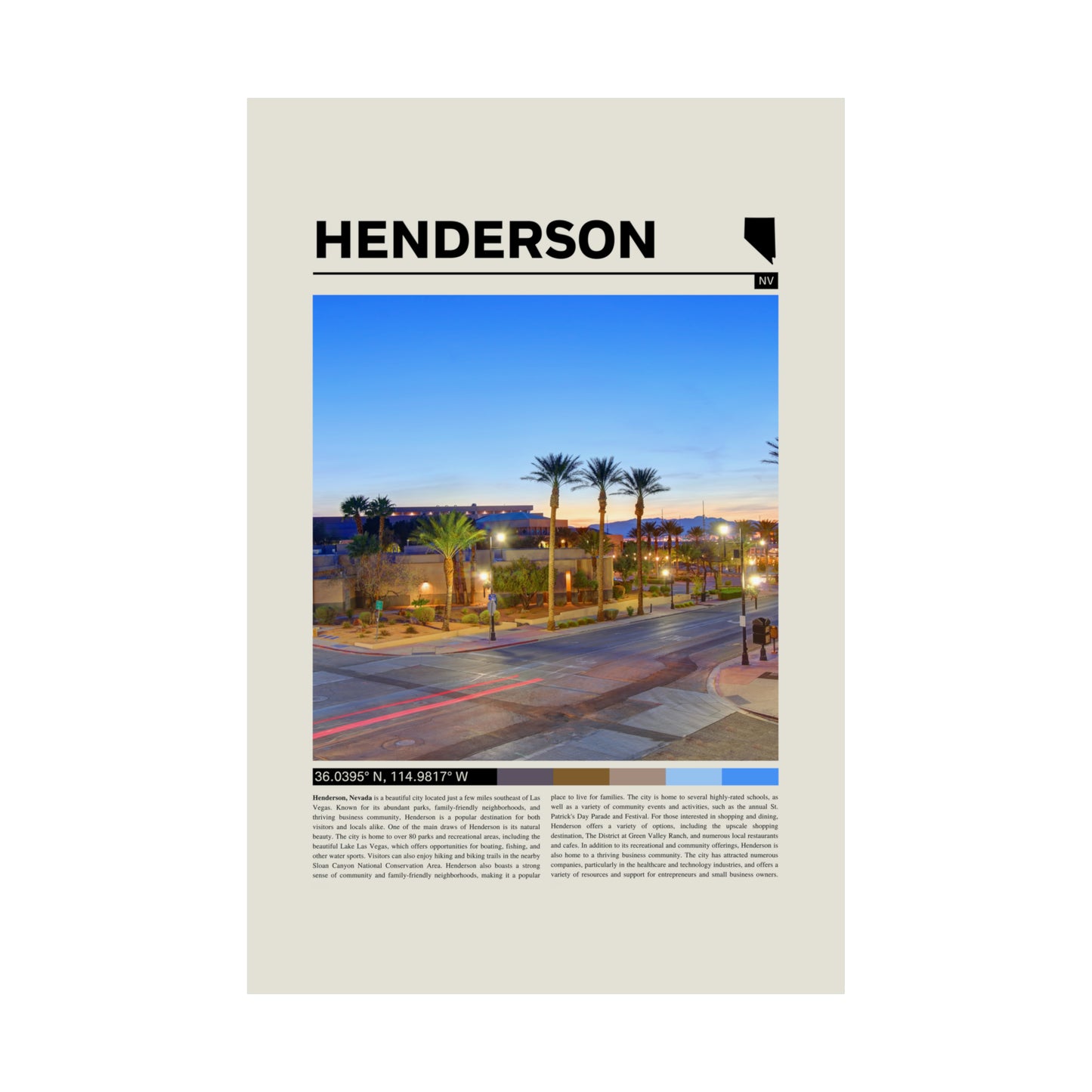 Henderson Nevada Poster