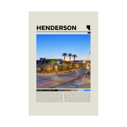 Henderson Nevada Poster