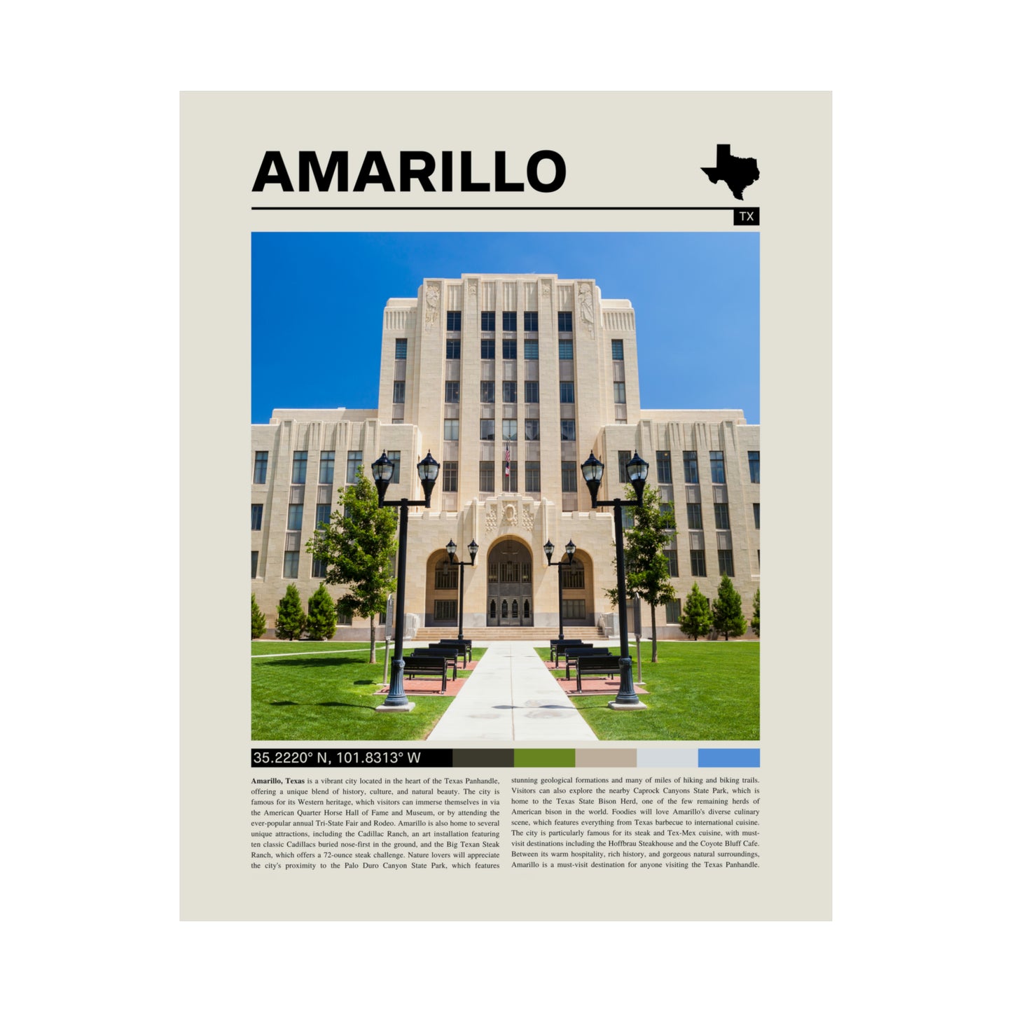 Amarillo Texas Poster