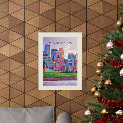 Minneapolis Minnesota City Painting Poster