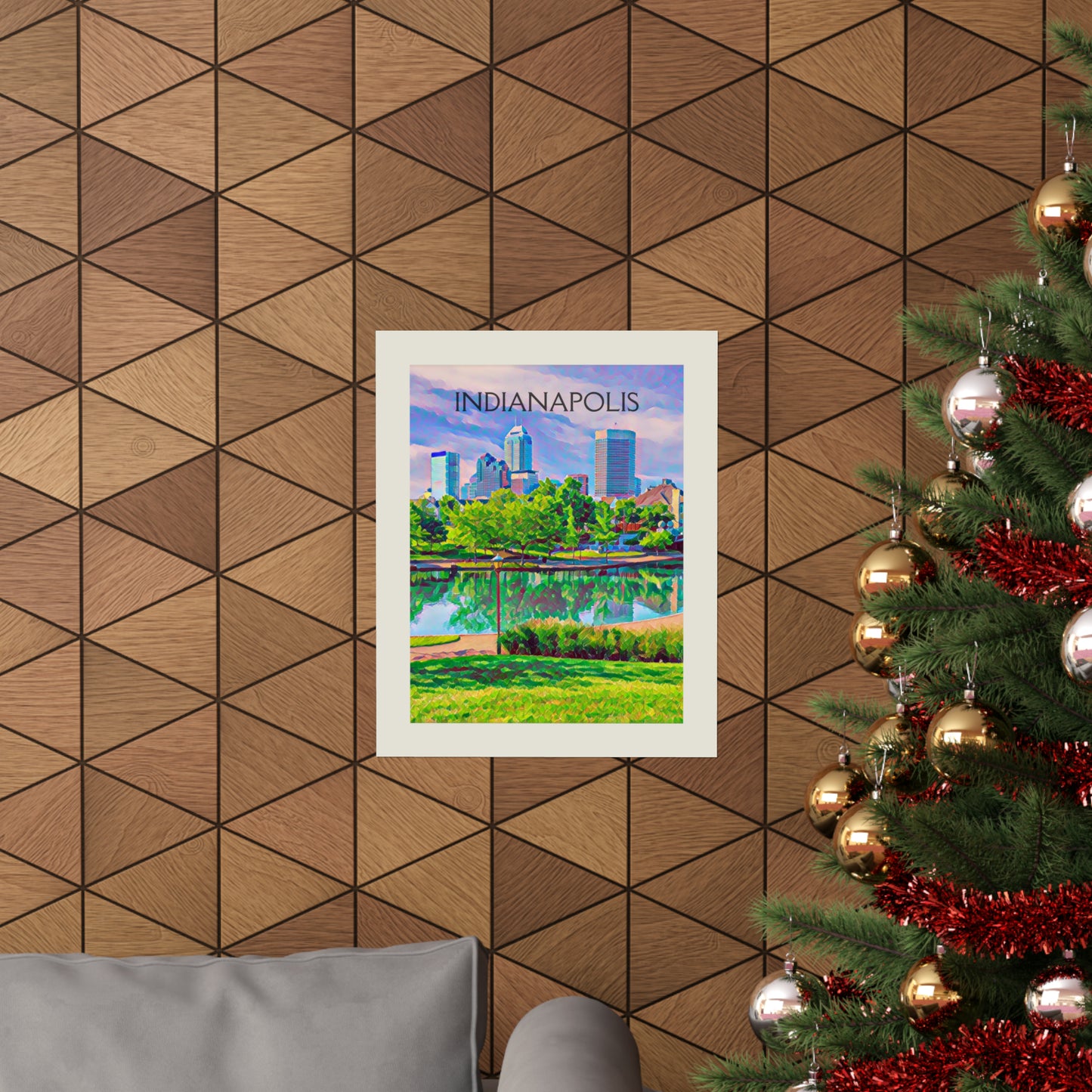 Indianapolis Indiana City Painting Poster