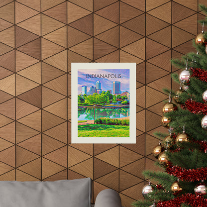 Indianapolis Indiana City Painting Poster