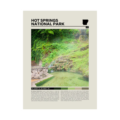 Hot Springs National Park Poster