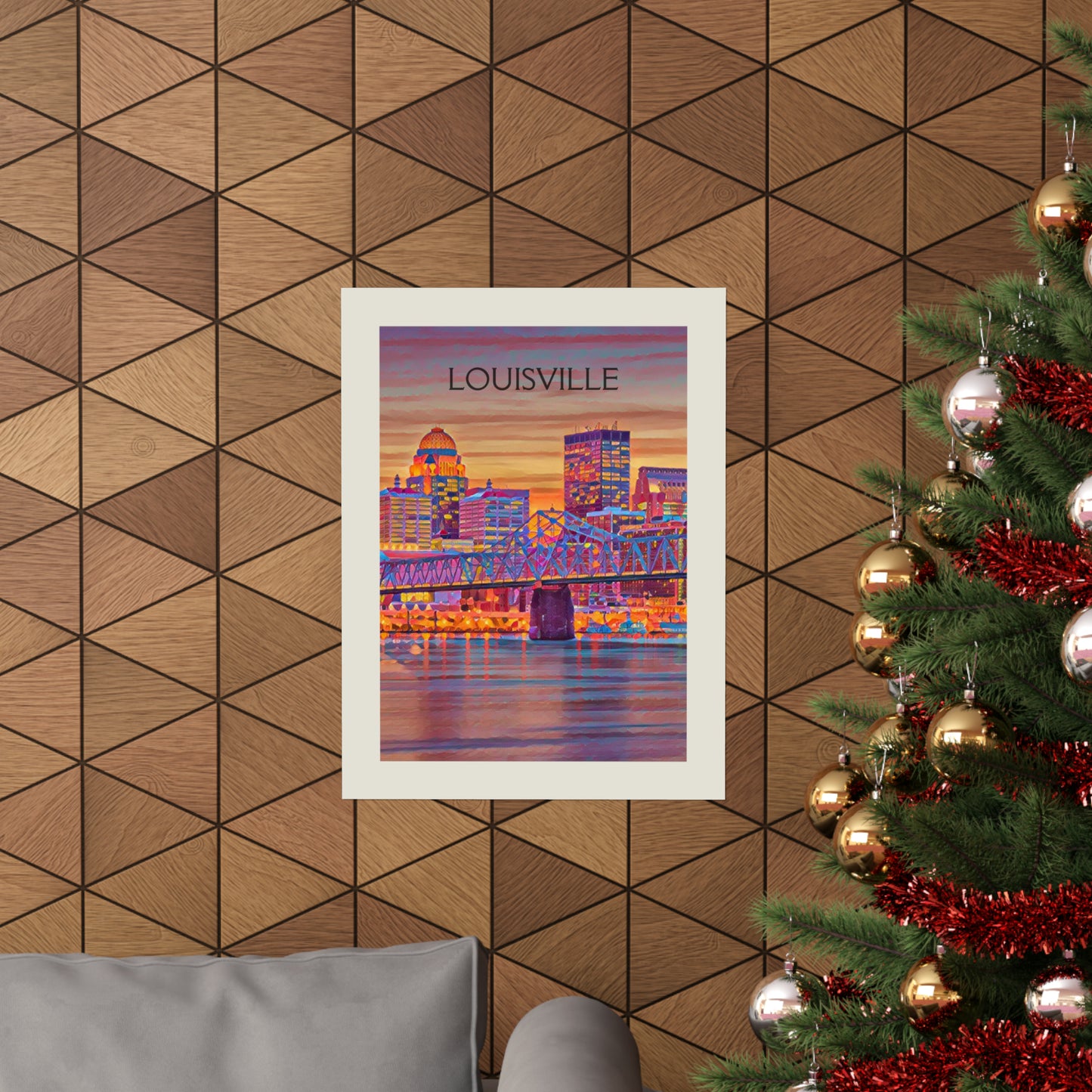 Louisville Kentucky City Painting Poster