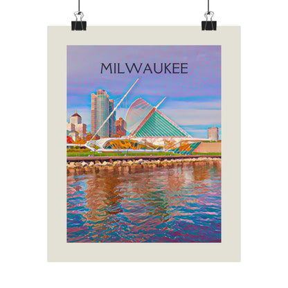 Milwaukee Wisconsin City Painting Poster