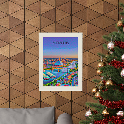 Memphis Tennessee City Painting Poster