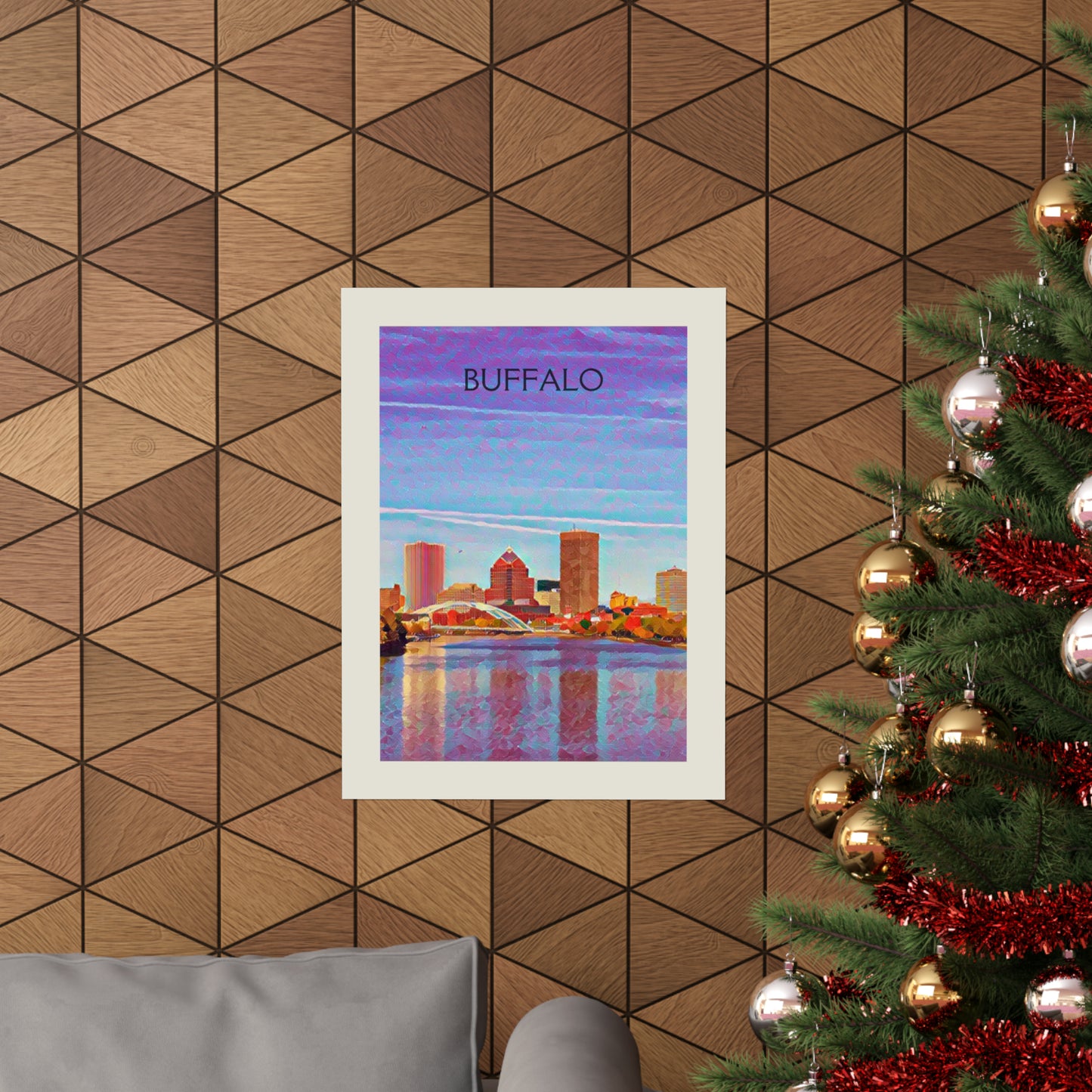 Buffalo New York City Painting Poster