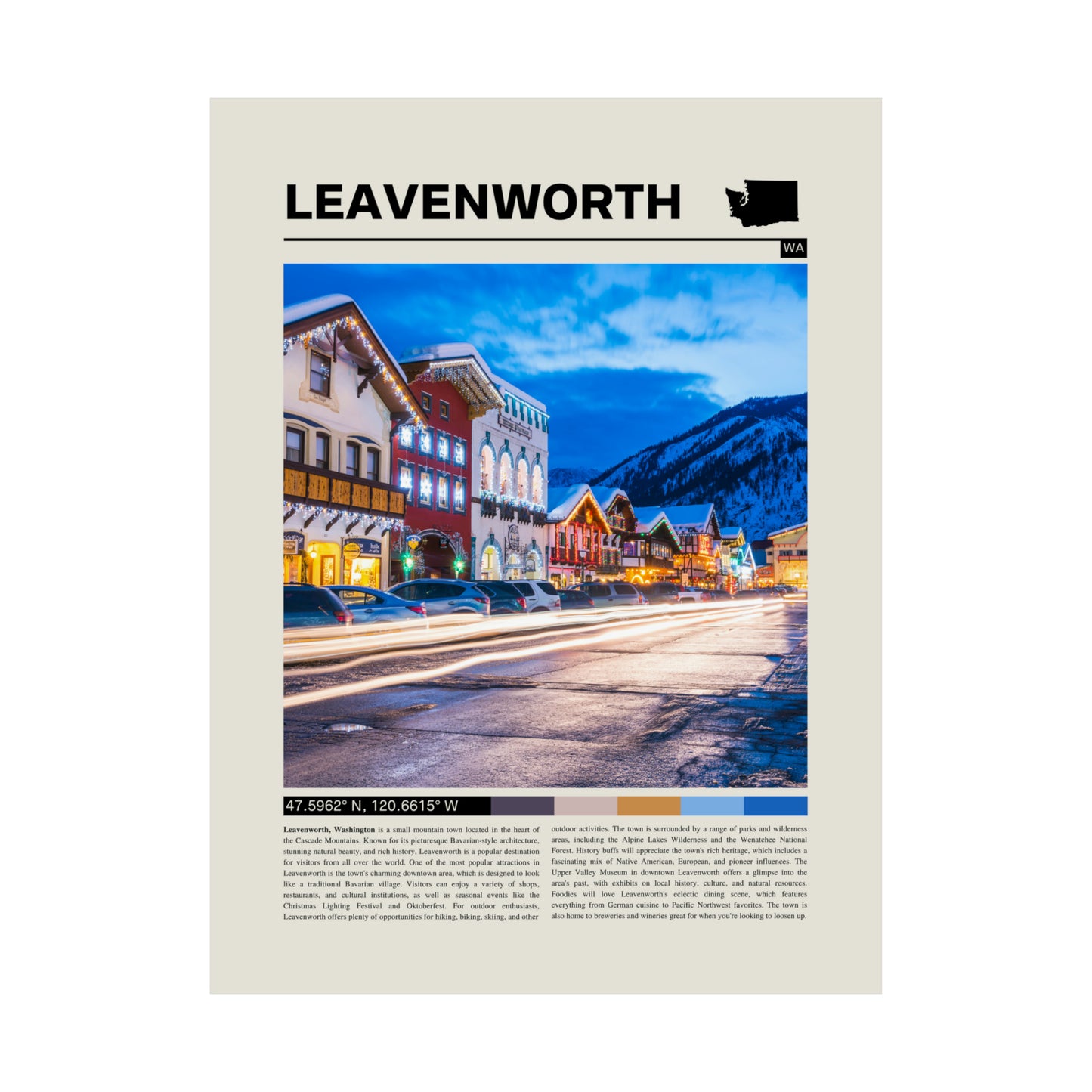 Leavenworth Washington Poster