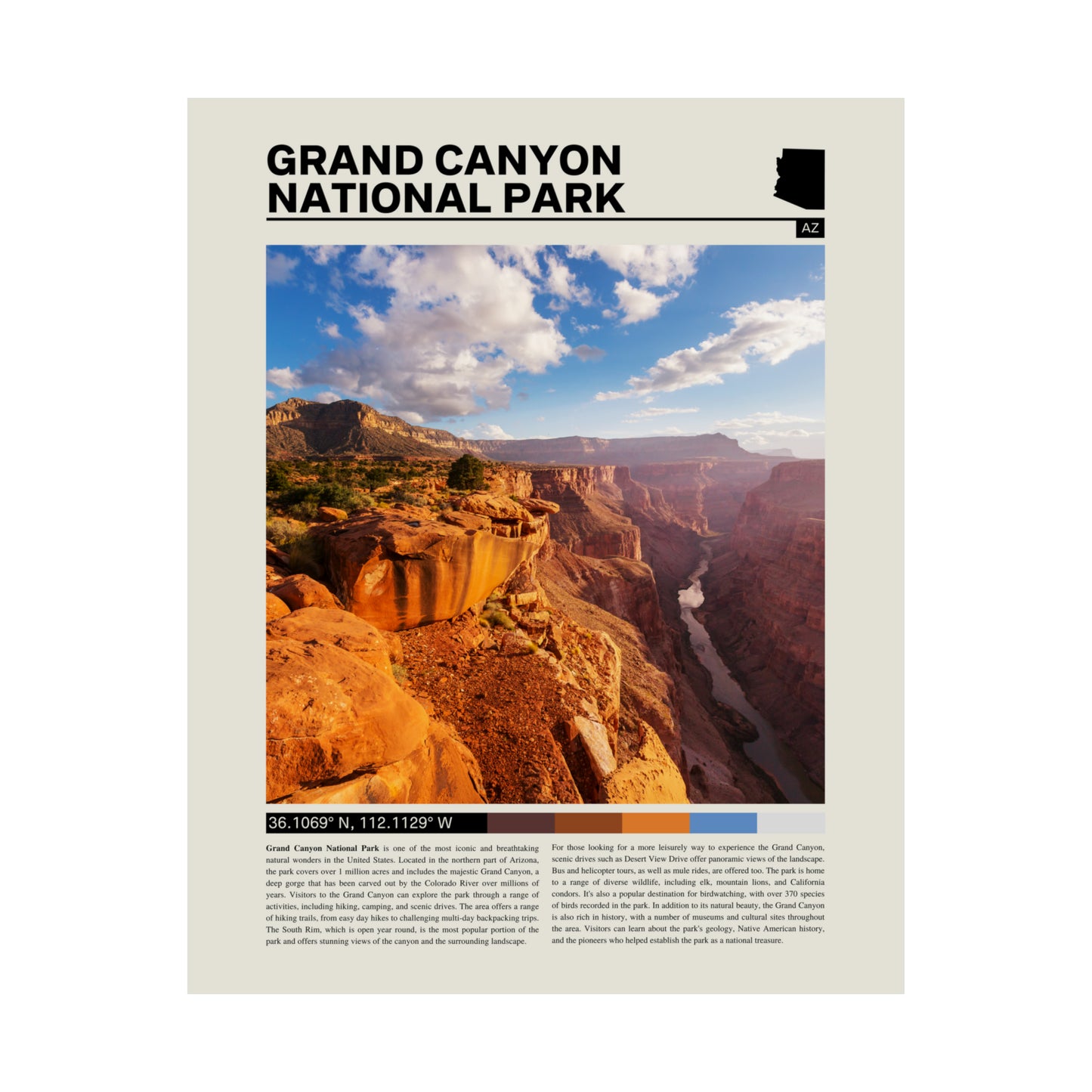 Grand Canyon National Park Poster