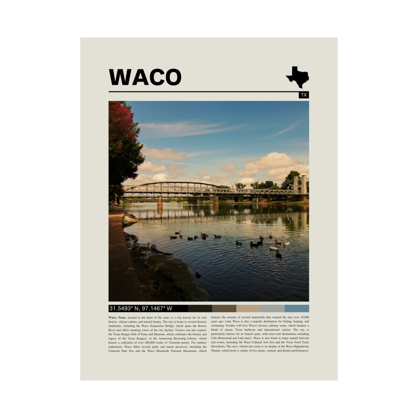 Waco Texas Poster