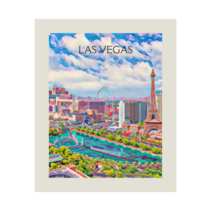 Las Vegas City Painting Poster