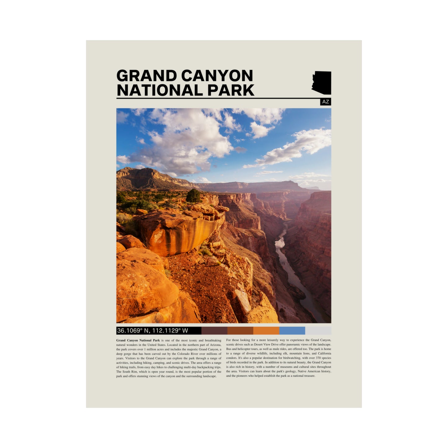 Grand Canyon National Park Poster